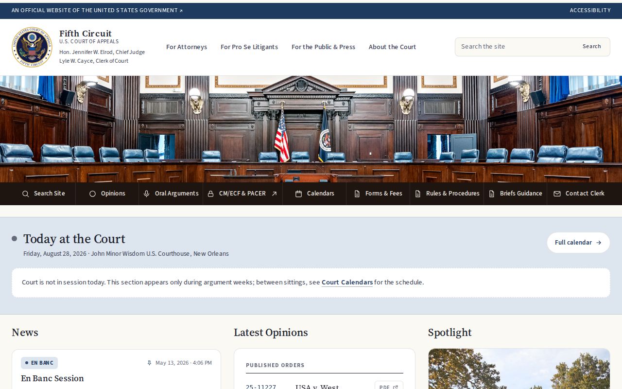 Prentiss County court docket Fifth Circuit appellate context